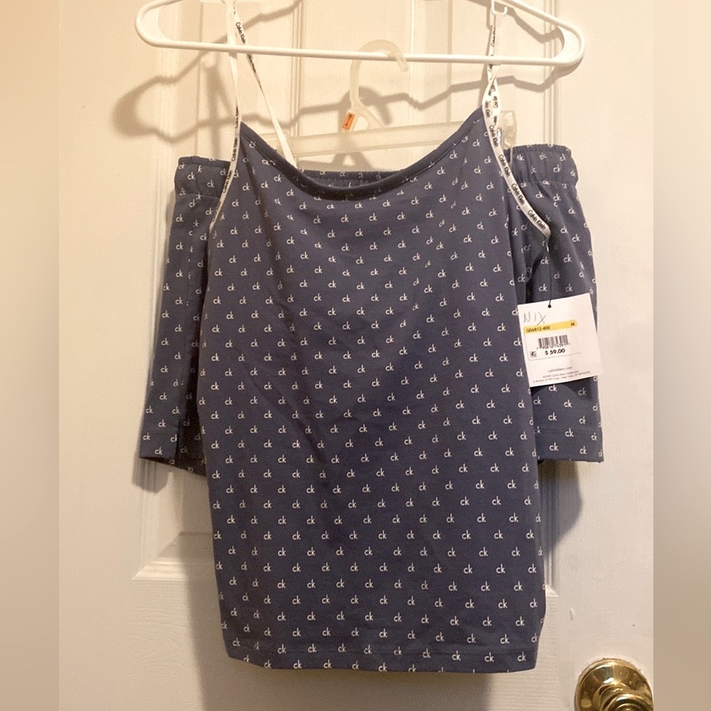 Calvin Klein blue pj set